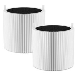 2 Pack Blue Pure 411i Max Replacement Filter Compatible with Blueair 411i & 411a Max Air Purifier. Blue Pure F4MAX Filter, H13 Ture HEPA and High-Efficiency Activated Carbon
