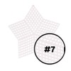 Vaessen Creative Plastic Canvas, Star-Shaped, 7 Count, Flexible Mesh Sheets