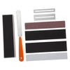 Levemolo 1set Guitar Fret Polishing Kit Complete Set File Sandpapers