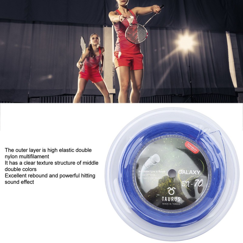 POWERTI BX70 Badminton Rackets String High Elastic Nylon Badminton Racquet