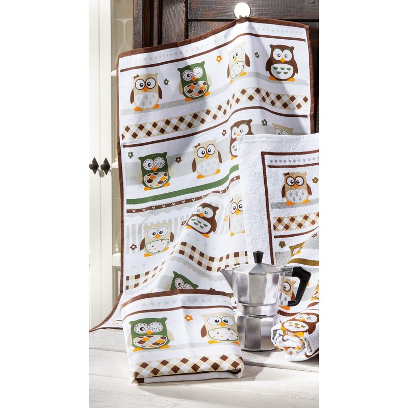 2-pk dish towels weiss size 50x70 cm