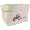 Large 'Sheep Following Tractor' Canvas Organiser/Storage Bag (OR00017317)