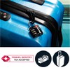Master Lock 4680EURDBLK Combination Travel Padlock TSA Certified, Black, 5,5