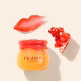 Hurudiya 석류 허니 3 IN 1 꿀보습 컬러 립밤 (플럼핑+컬러+보습) 10ml Pomegranate Honey 3 IN 1 Moisturizing Color Lip Balm (Plumping+Color+Moisture) 10ml