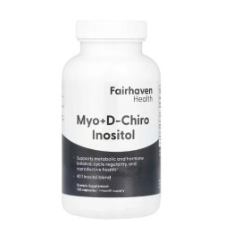 Fairhaven Health, Myo + D-Chiro Inositol, 120 Capsules
