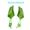 ESUPPORT Green Universal Motorcycle Motorbike Bike 8mm 10mm Rear View