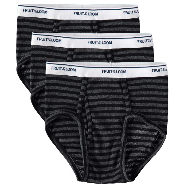 Fruit of the Loom Boys Cotton Brief (Multipack) (Assorted (Pack