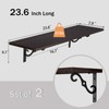 DINZI LVJ Long Wall Shelves, 23.6 Inch Large Floating Shelves