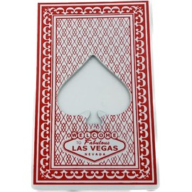 Las Vegas Card Bottle Opener-Ace of Spades