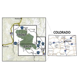 Raggeds Wilderness - Colorado Topographic Hiking Map (2019)