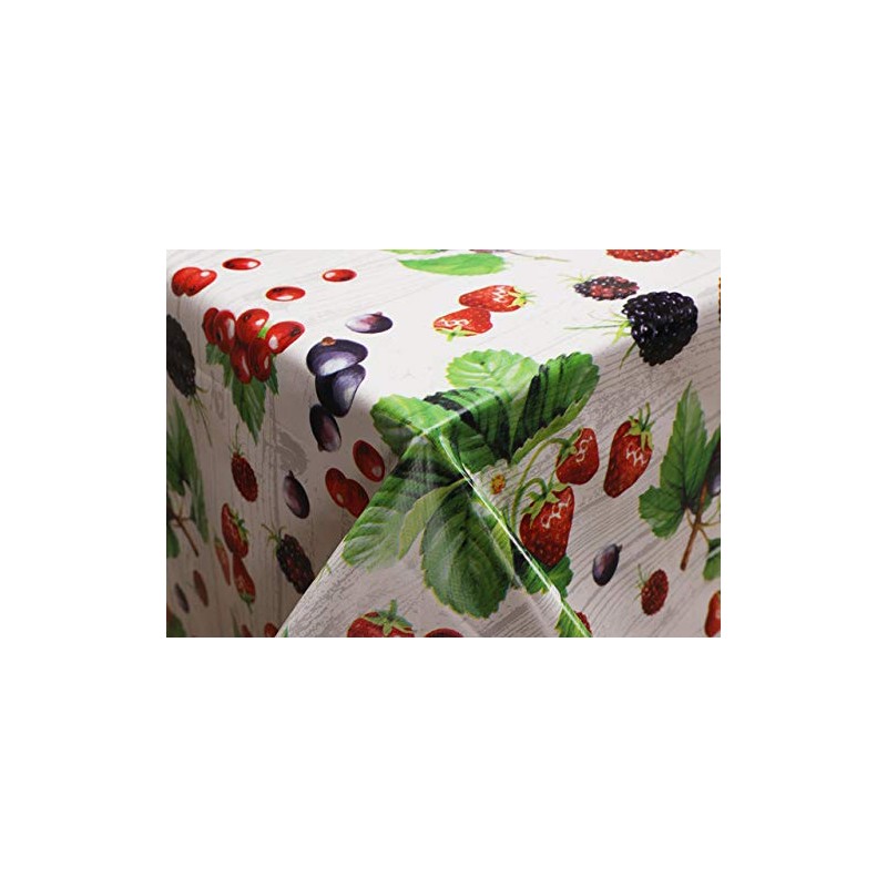 Vinylla Summer Fruit Easy Wipe Clean Vinyl Tablecloth