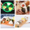 6 Cavity Triangle Sushi Mold Onigiri Rice Ball Press Maker