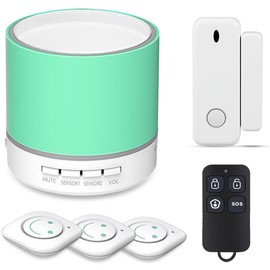 Door Chime Alarm Sensor When Opened, Vibration Sensor-Wireless Safety for Home Kids Business Store Office, 3 Level Volume and Silent, Door Chime Alerts for Entries, No Subscription, Easy DIY Install