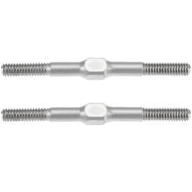 SG Store 2 Pairs Steel Turnbuckle Remote Control Car Steel Bolts ARA330542 Compatible with ARRMA M4x48mm