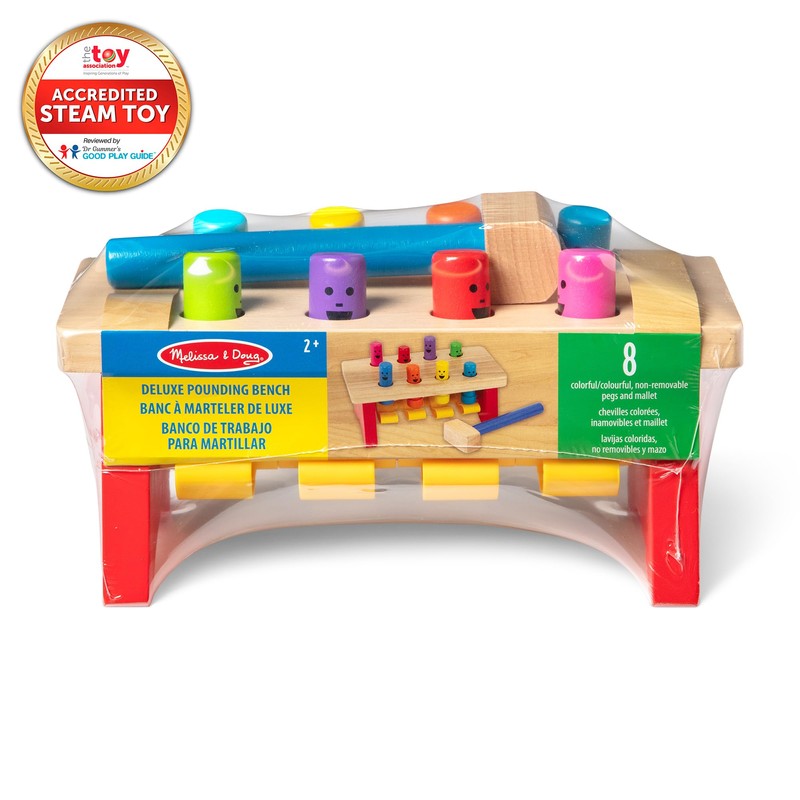 Melissa & Doug Melissa & Doug Deluxe Pounding Bench Wooden