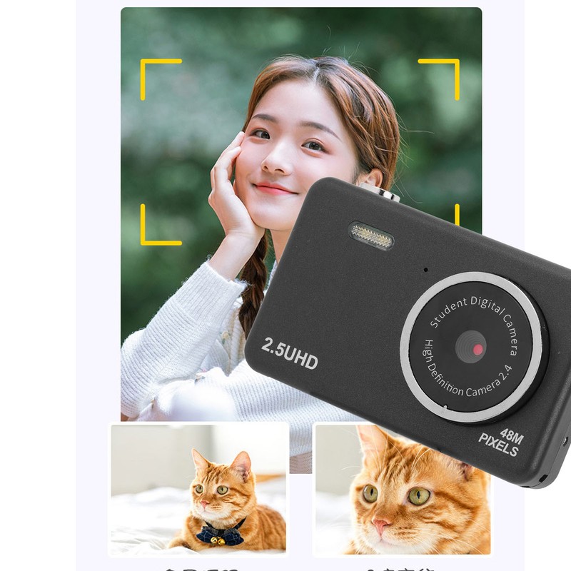 2.5K HD Selfie Camera 8 Times Zoom Automatic Light Sensitivity