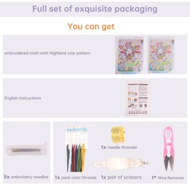 Zidoley Sunflower Stamped Cross Stitch Kits, Cross Stitch Ornament Kits for Adults Beginners, Counted Embroidery 14 CT Needlework Stitching Sewing Kit Home Wall Art Decor 12x16 Inch