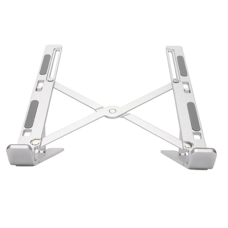 Laptop Stand Aluminium Alloy Adjustable Height Nonslip Rubber Pads Foldable