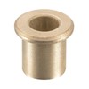 sourcing map Flange Sleeve Bearings 8mm Bore 12mm OD 15mm