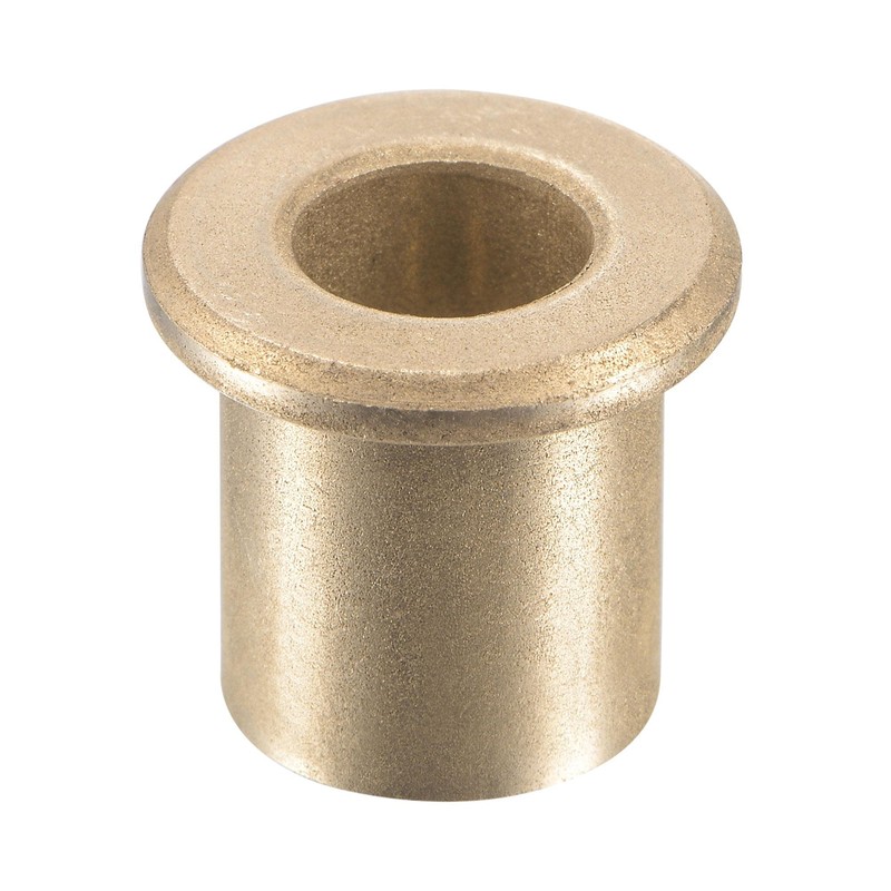 sourcing map Flange Sleeve Bearings 8mm Bore 12mm OD 15mm
