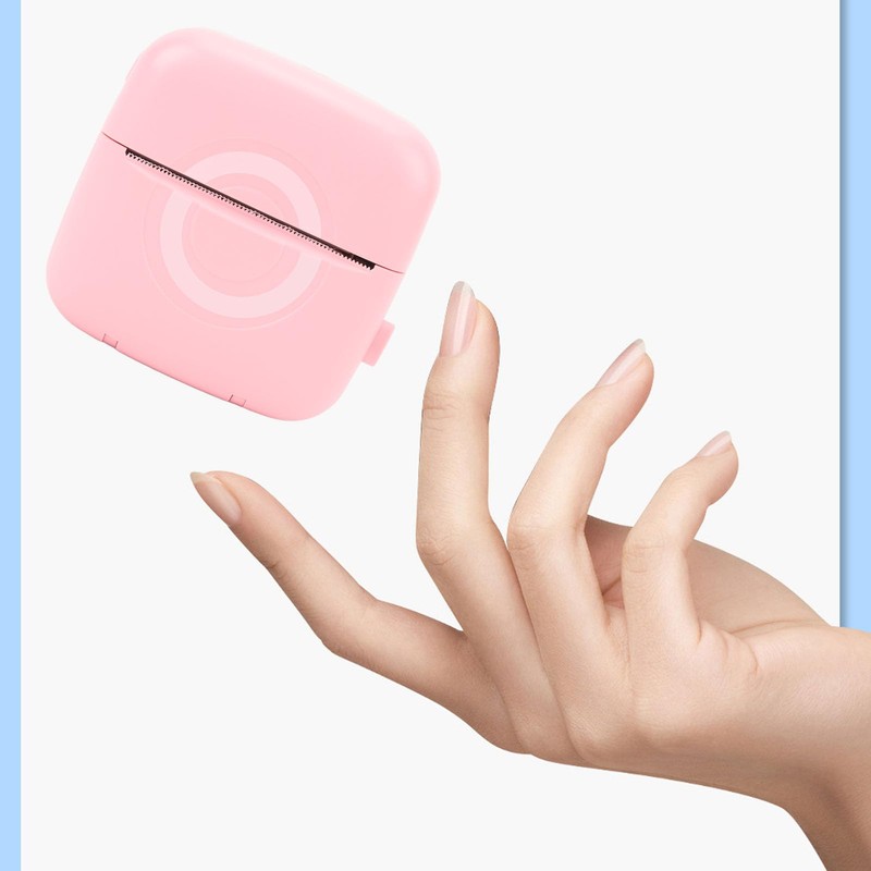 Pocket Thermal Printer, Portable Bluetooth Wireless Label Printer with APP