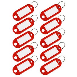 HMF 1900-02 , 10 Key Fob, Key Chain, big , red