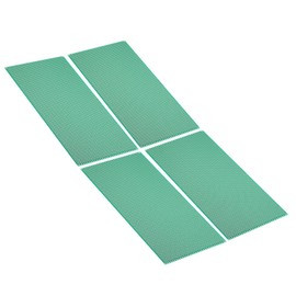 PATIKIL 9.8" x 5.1" PCB Board Circuit, 4 Pcs Prototype Perfboard Solder Boards for DIY Soldering and Electronic Project Circuit Boards Solderable Breadboard, Green