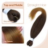 Auburn to Honey Blonde Boho Pre Stretched Braiding Hair 26"