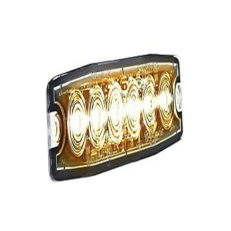 Hella H22895001 MST6 Mini LED Lighthead, 12/24 V, 23 Flashing