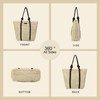 Gladdon Straw Tote Bag Beach Accessories for Women Vacation Woven