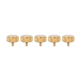 5 Pcs Professional Watch Crown Parts Gold Steel Wrist Watch Repairing Tool Kit For Watchmaker4.5mm