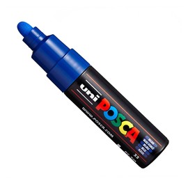Uni POSCA PC-7M Paint Marker Art Pens - Large Bullet Nib 4.5-5.5mm - 15 Colours - New for 2017 - Blue
