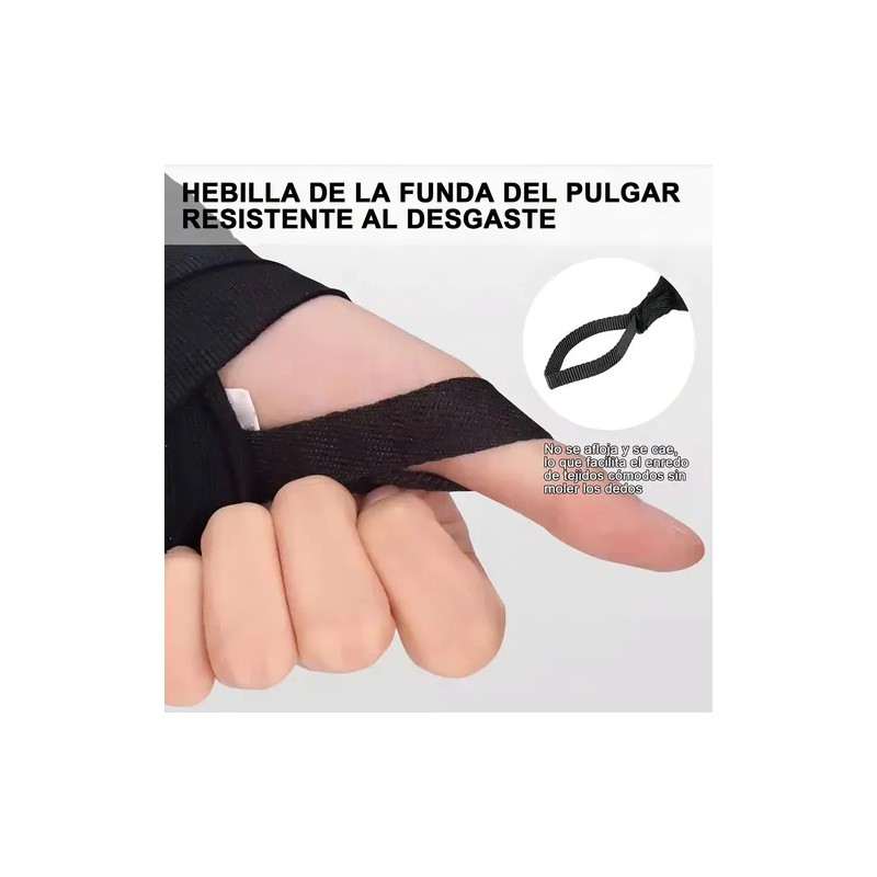 2 Piezas Vendas De Box Semielasticas De 5m Boxeo Vmim