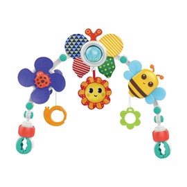 UTOPLIKEY Baby Toys Play Arch for Stroller, Bassinets and Car Seat, Early Educational Toy with rattles