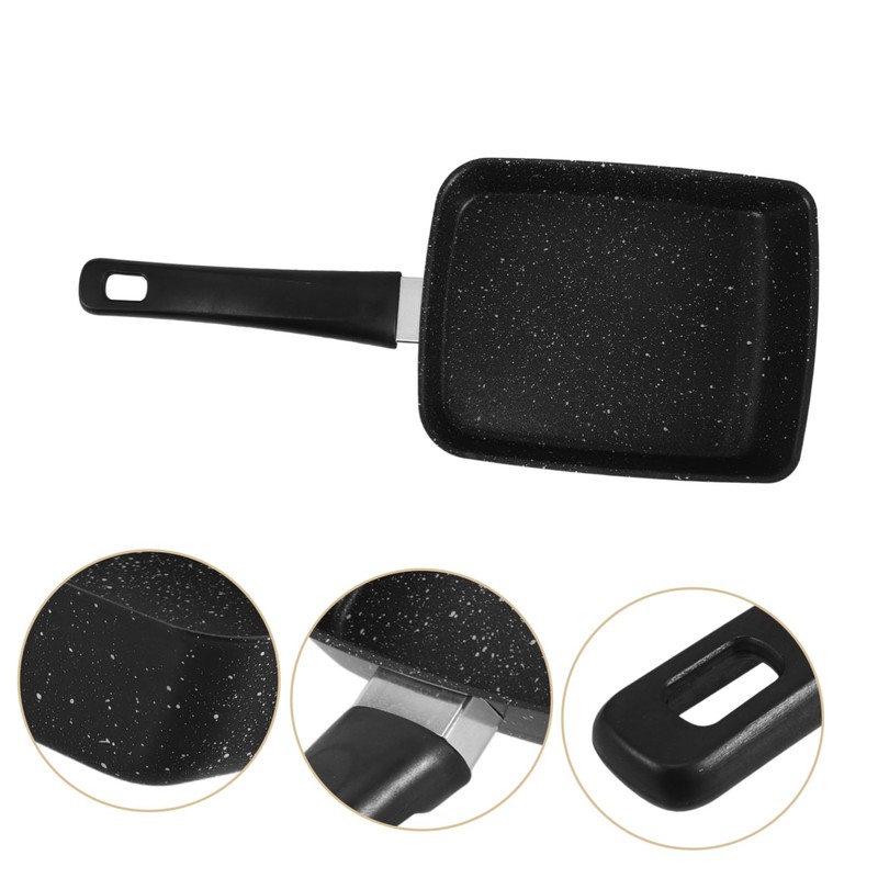 Alipis Japanese Oyakodon Pan Non Stick Skillet with Thick Bottom
