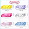 6 Pairs Little Girls Gloves, Satin Gloves for Princess Costume