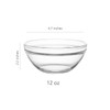 Sweejar 4.5 inch Small Glass Bowls Set, 12 oz Prep