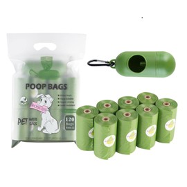 ROSEBB dog poop bags rolls,Pet Waste bags,poop bags for dogs,Guaranteed Leak Proof and Extra Thick dog bags for poop,120Count doggy poop bags,9x13 Inches doggie poop bags,dog poop bag dispenser