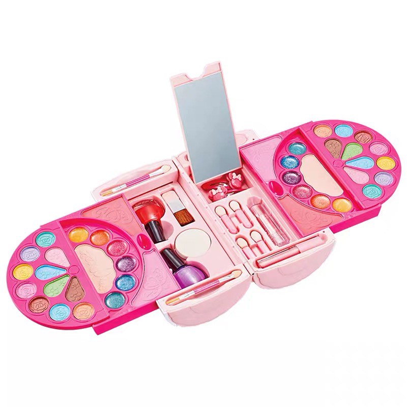 Little Girls Cosmetics Toy High Simulation Safe Kids Makeup Set