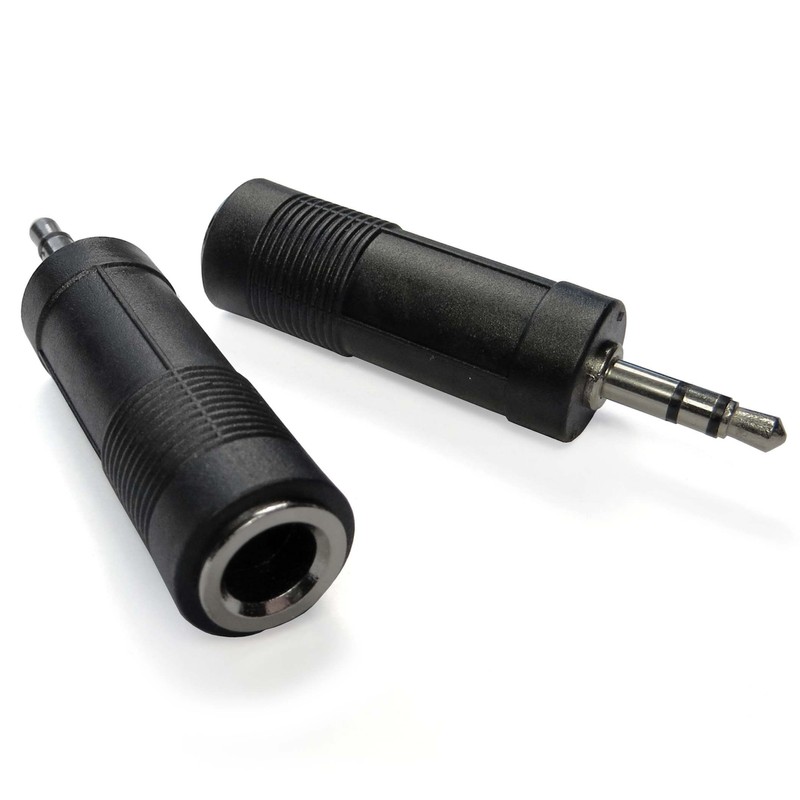 keepdrum ADA074 2 Piece Jack Adaptor 6.35 mm Female to