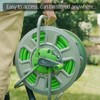 Metal YESTAR Water Hose Reel Cart,Hold 65-147 Ft Hose,Portable Hose