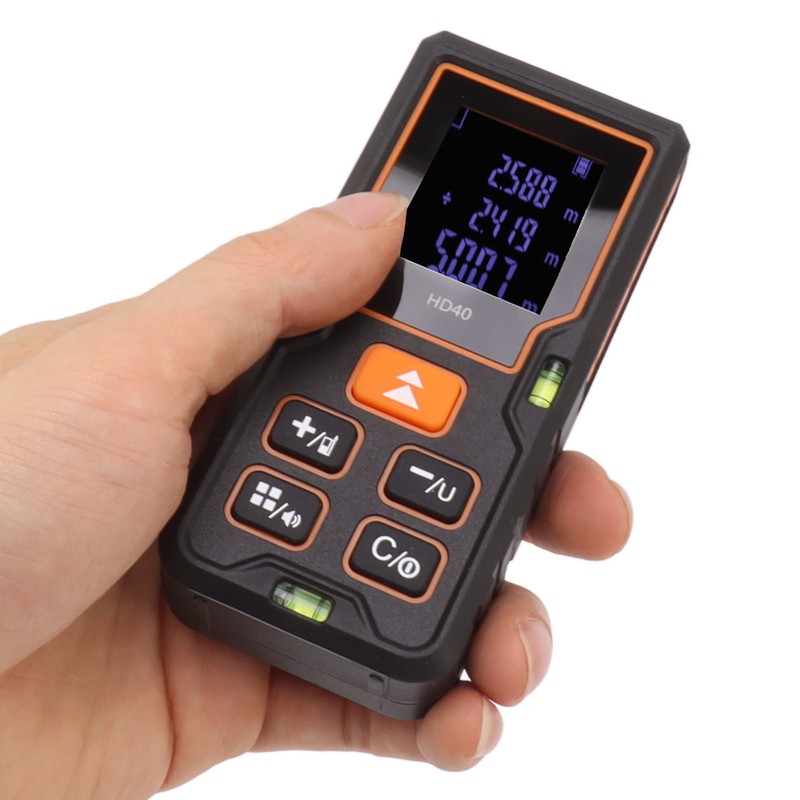 Laser Distance Meter High Accuracy Portable Handheld Rangefinder for Engineering
