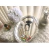 NEW Silver Makeup Jewelry Perfume Vanity Table Tray Graduation Gift