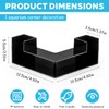 LQMBABY Fish Tank Decor Aquarium Cave - 2-Hole Aquarium Tunnel