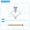 100 Pcs Plasterboard Rawl Plugs (50 Wall Plugs & 50