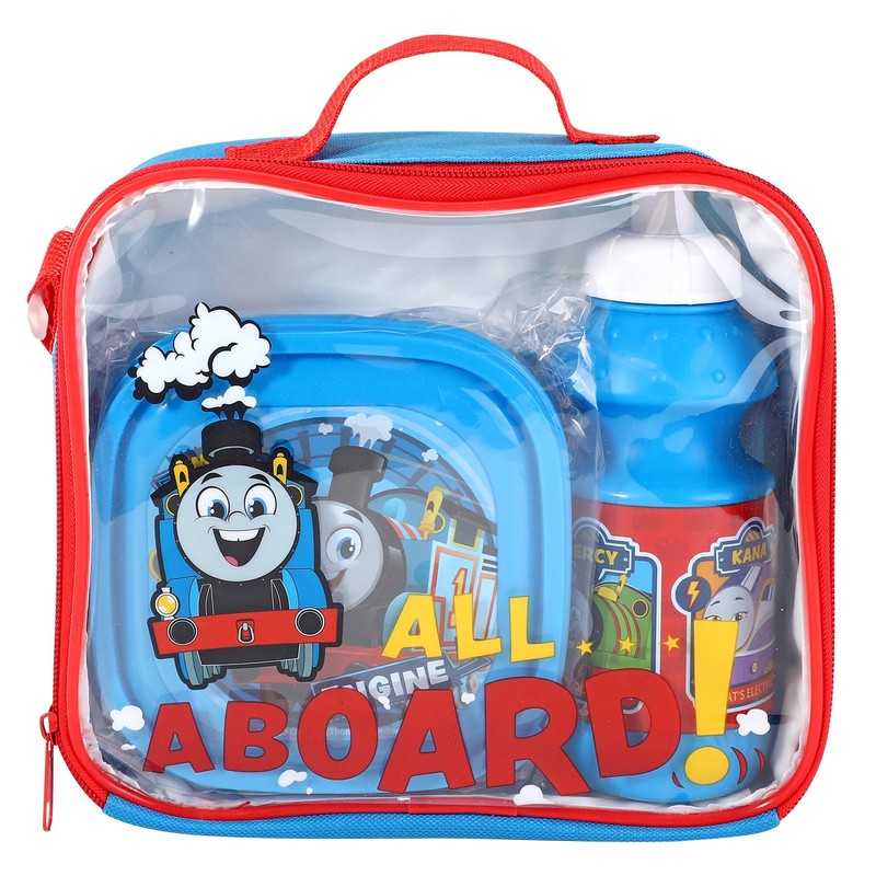Thomas The Tank Engine 3-Piece Lunch Set, Insulated Bag with
