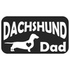 Dachshund Dad Decal Sticker for Car Window 8 Inch BG