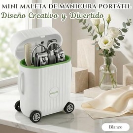 Kit de Cortaúñas de Acero Inoxidable 316L Filoso con Mini Maleta Portátil y Creativa 8 en 1 para Adultos Set de Manicura Herramientas de Cuidado Personal para Uso Diario Viajes y Regalo