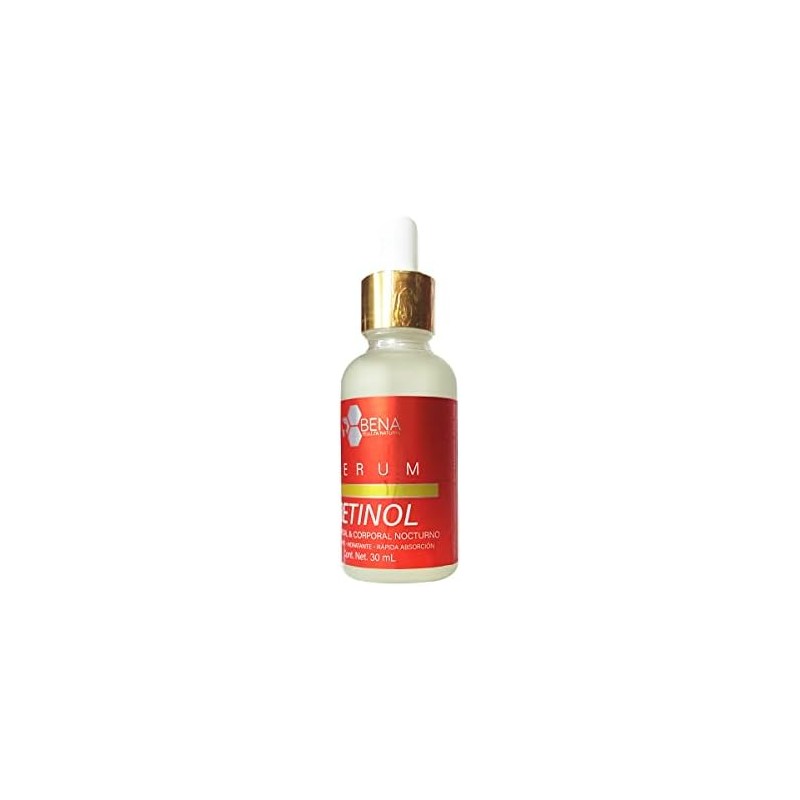 Serum Facial Retinol Y Acido Hialuronico Con Vitamina E Bena