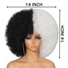 MYCNIMY Afro Wigs for Black Women 70s Afro Curly Wigs